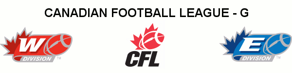 Canadian Football League Autographs - G